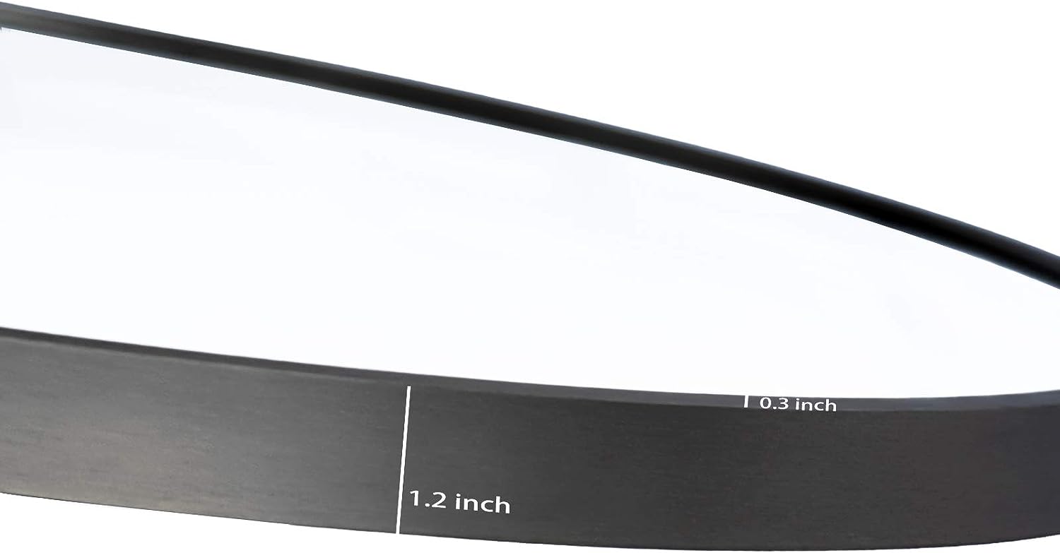 Itrue Black Round Mirror 36 Inch for Bathroom - $70