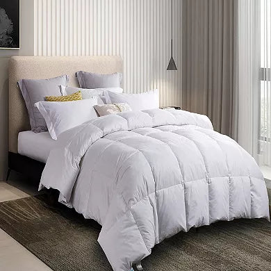 Martha Stewart White Feather & Down All Season Comforter, Twin - $40