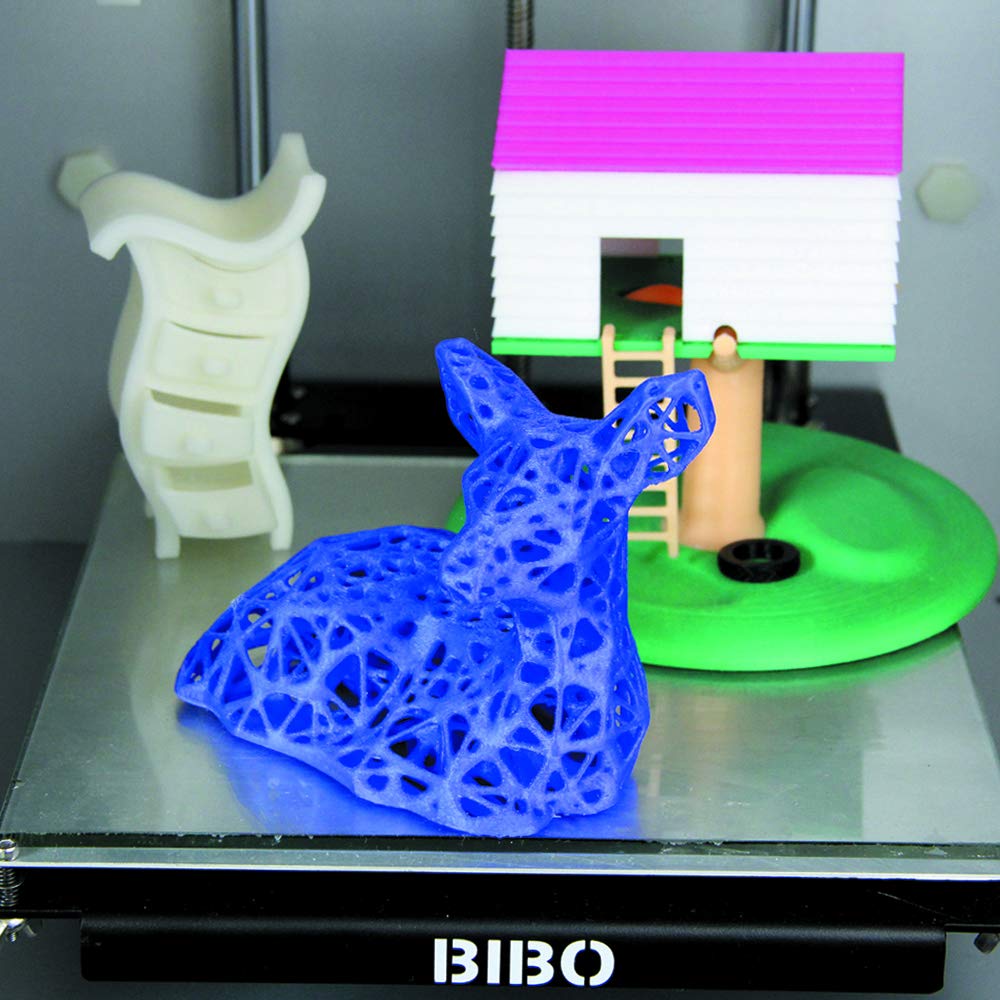 BIBO 3D Printer Dual Extruder Sturdy Frame WiFi Touch Screen - $525