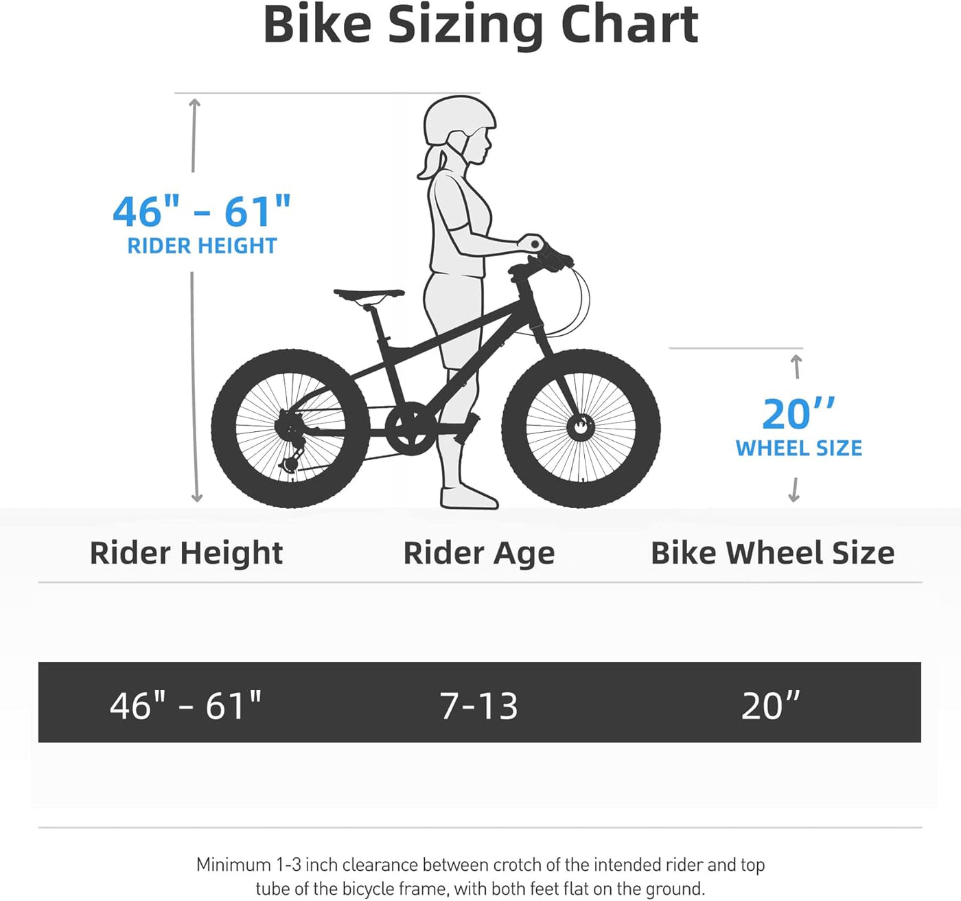 JOYSTAR 20 Inch Mountain Bike for Kids Ages 7-12 Year Old, 3-Inch Wide Knobby Tires - $150