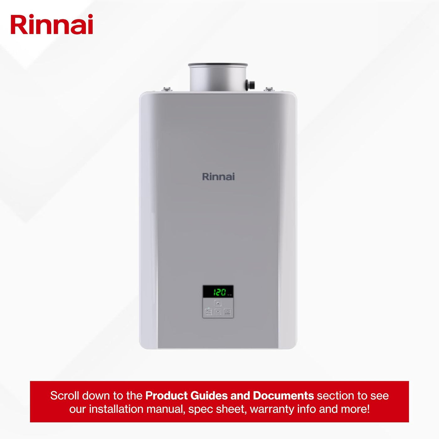 Rinnai REP160iN Smart-Circ Non-Condensing Natural Gas Tankless Water Heater - $570