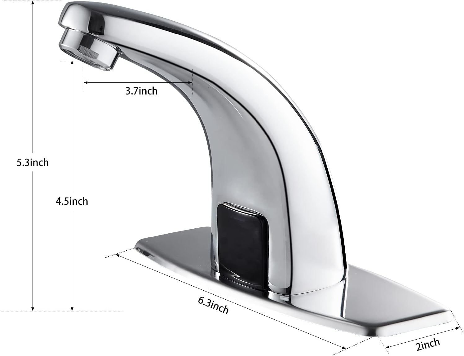Commercial Bathroom Touchless Automatic Motion Sensor Sink Faucet Cold and Hot Water - $40
