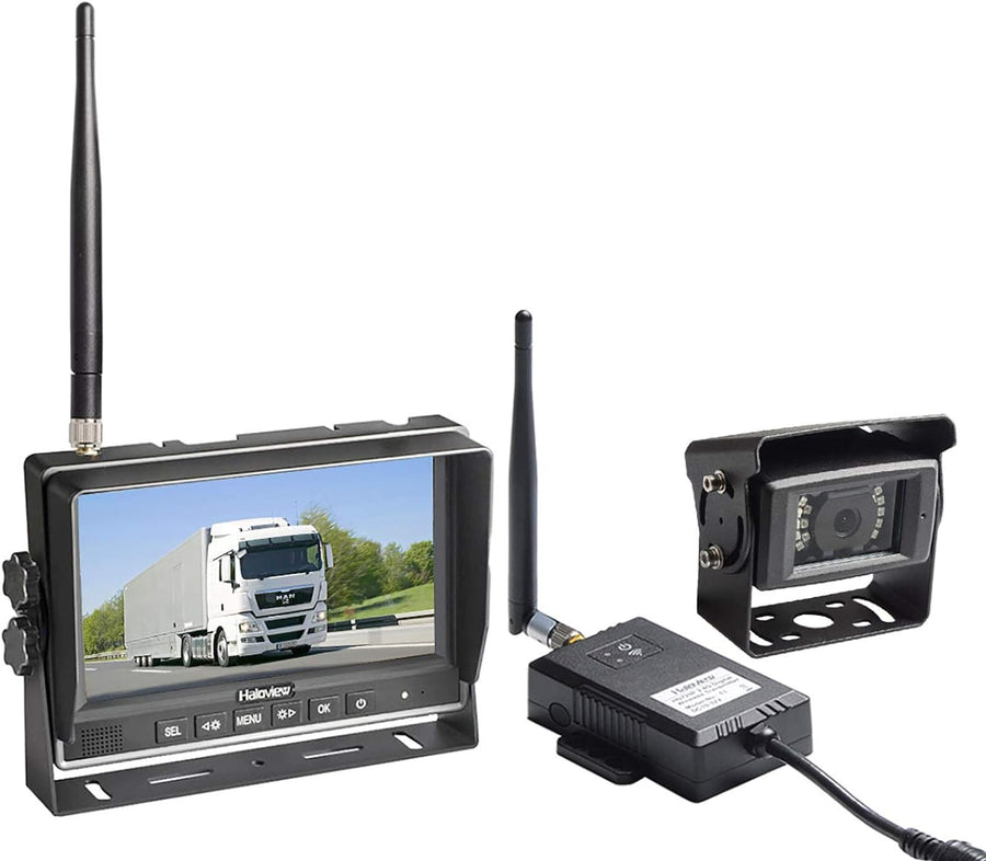 Haloview Wireless Long Range Backup Camera System kit 7'' 720P HD Digital Monitor - $205