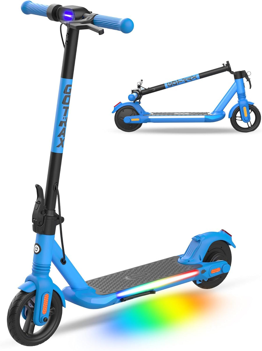 Gotrax Electric Scooter for Kids, Max 3/7 Mile and 6/10 Mph Speed - $110
