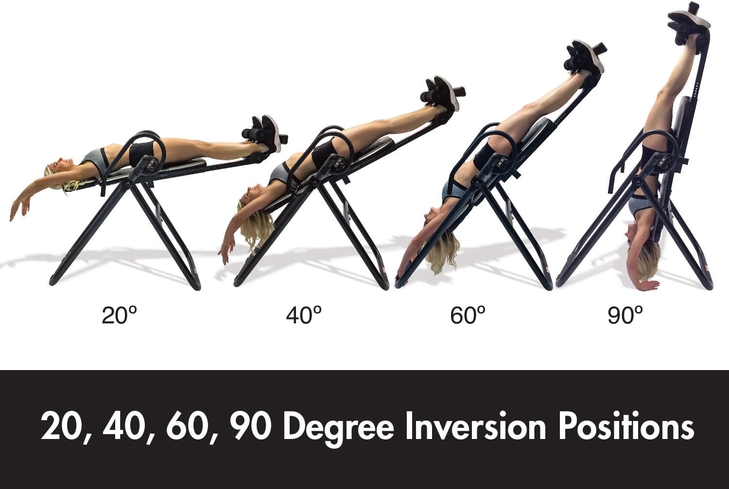 Health Gear Deluxe Heat & Vibration Massage Inversion Table, Black, Red - $110