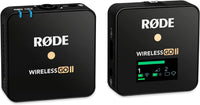 Rode Wireless GO II Single Channel Wireless Microphone System, Black - $100