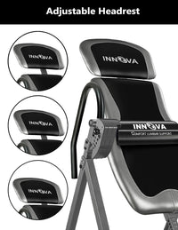 Innova Inversion Table with Adjustable Headrest, Reversible Ankle Holders - $75