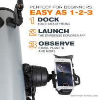 CELESTRON StarSense Explorer DX 130AZ Smartphone App-Enabled Telescope - $260
