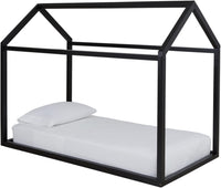 Signature Design by Ashley Flannibrook Contemporary House Bed Frame, Twin, Black - $65