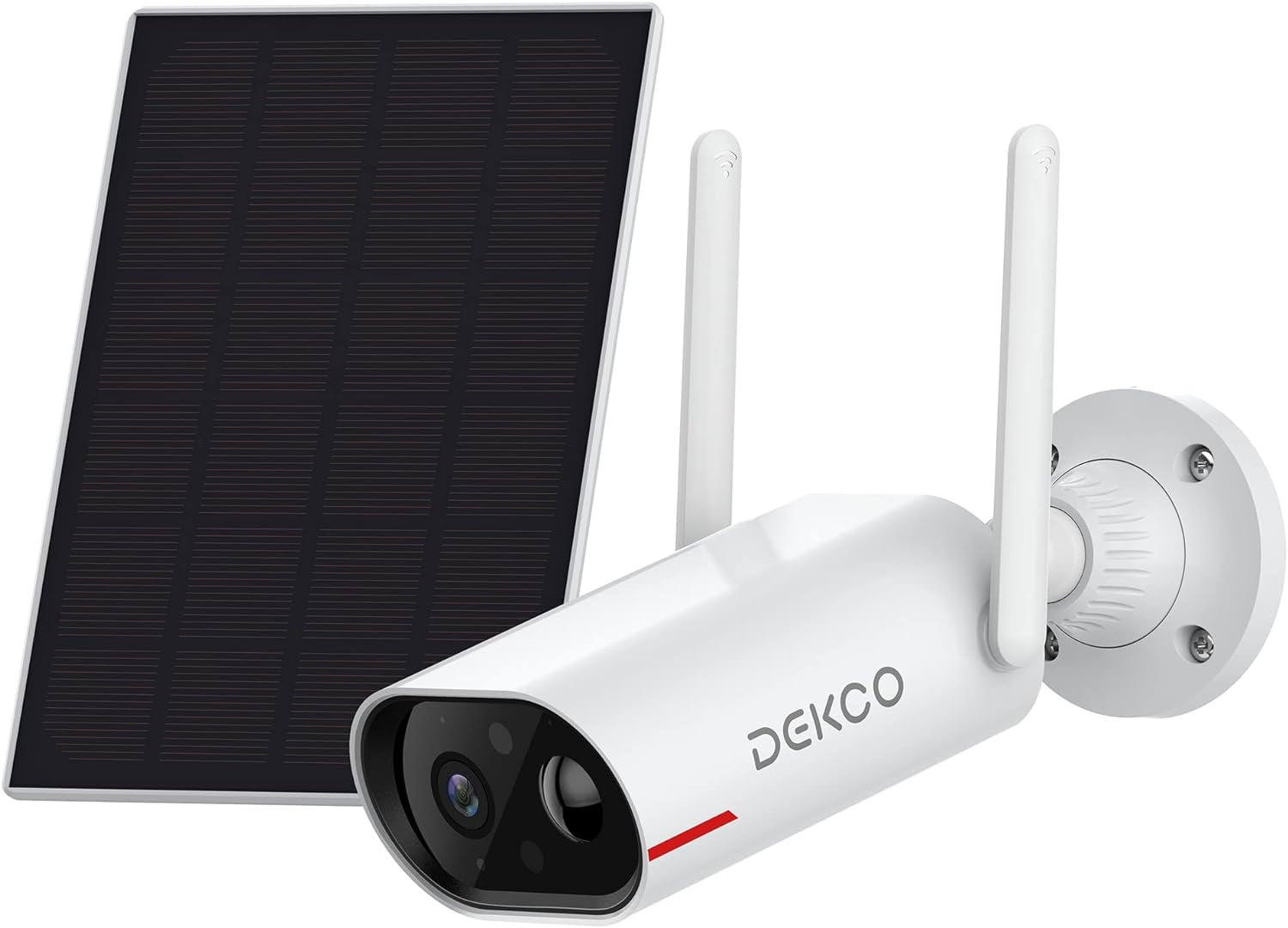 DEKCO Security Cameras Wireless Outdoor - 2K Solar for Home Security - $35