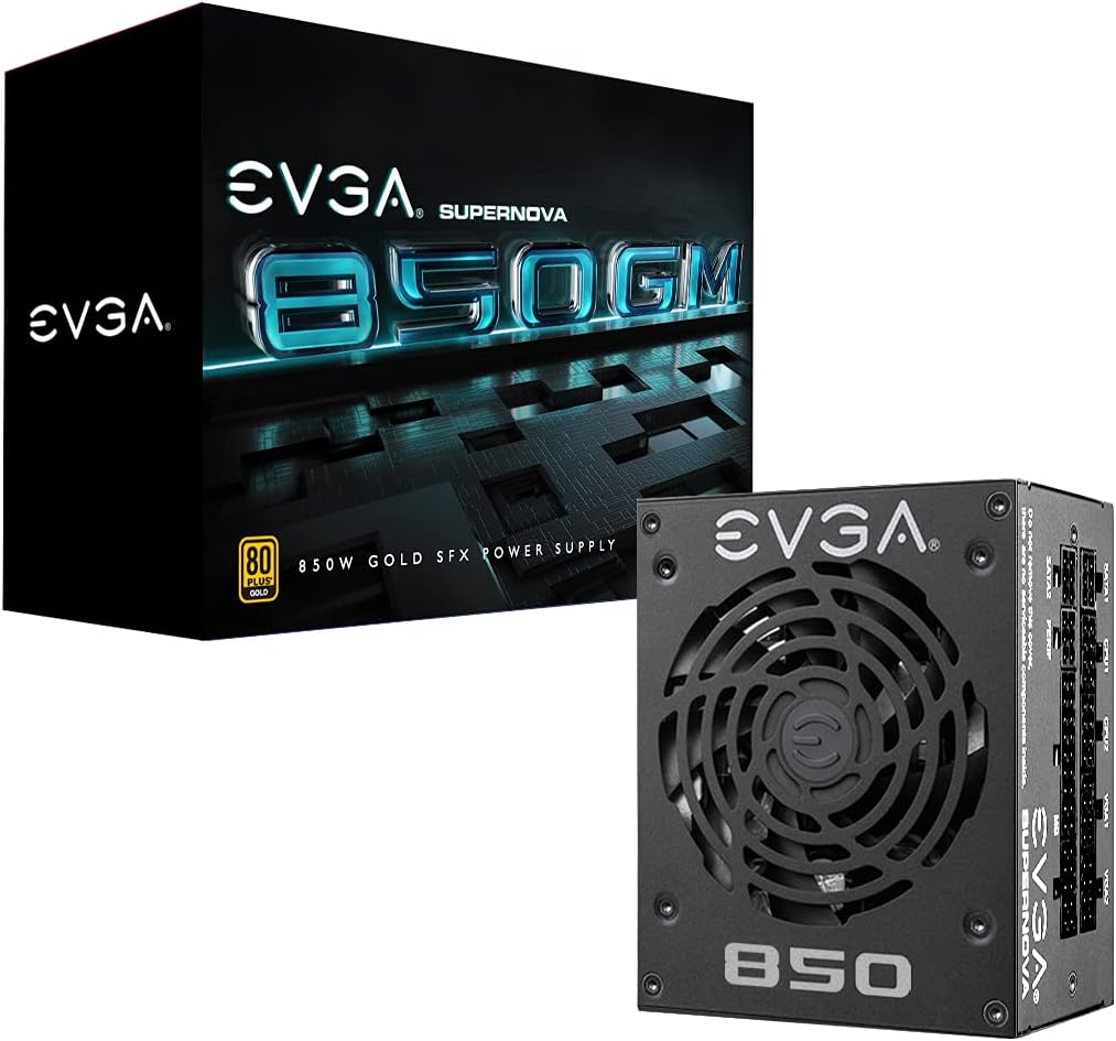 EVGA SuperNOVA 850 GM, 80 PLUS Gold 850W, Power Supply 123-GM-0850-X1 - $110