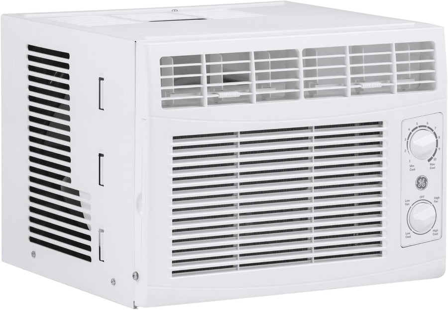 GE 5,000 BTU 115-Volt Window Air Conditioner with Install Kit, White - $95