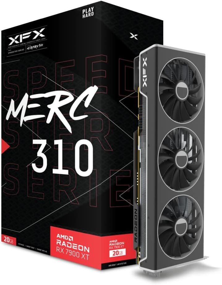 XFX Speedster MERC310 AMD Radeon RX 7900XT Ultra Gaming Graphics Card - $440