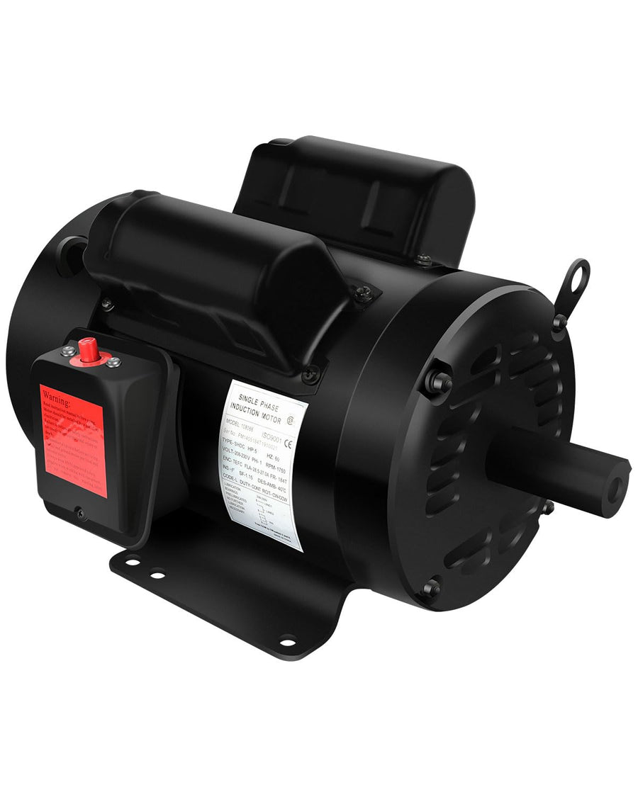 5HP Electric Motor 1750 RPM, Single Phase Air Compressor Motor,184T Frame - $270