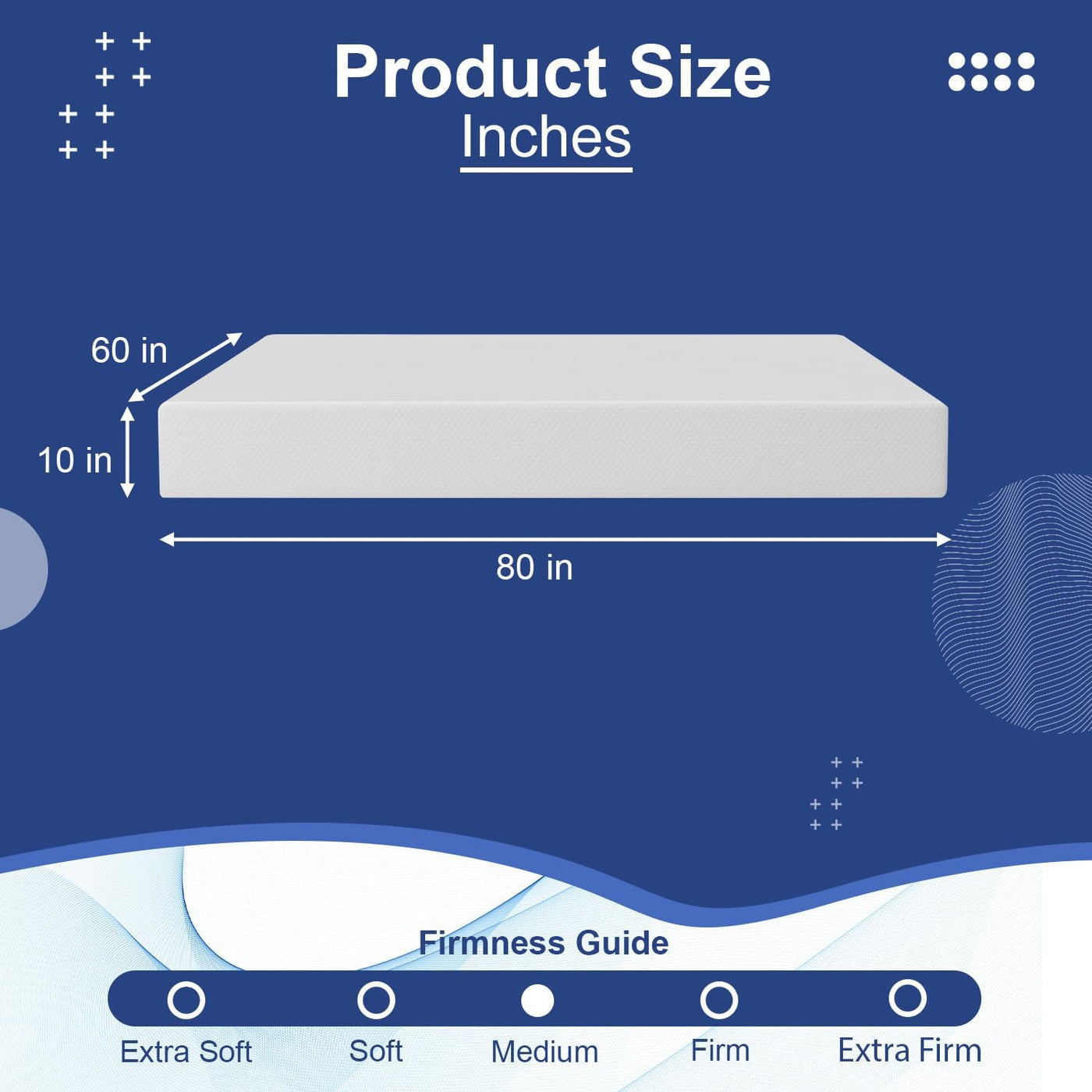 10 Inch Queen Mattress Memory Foam Mattress Gel Mattress Bed-in-a-Box - $95