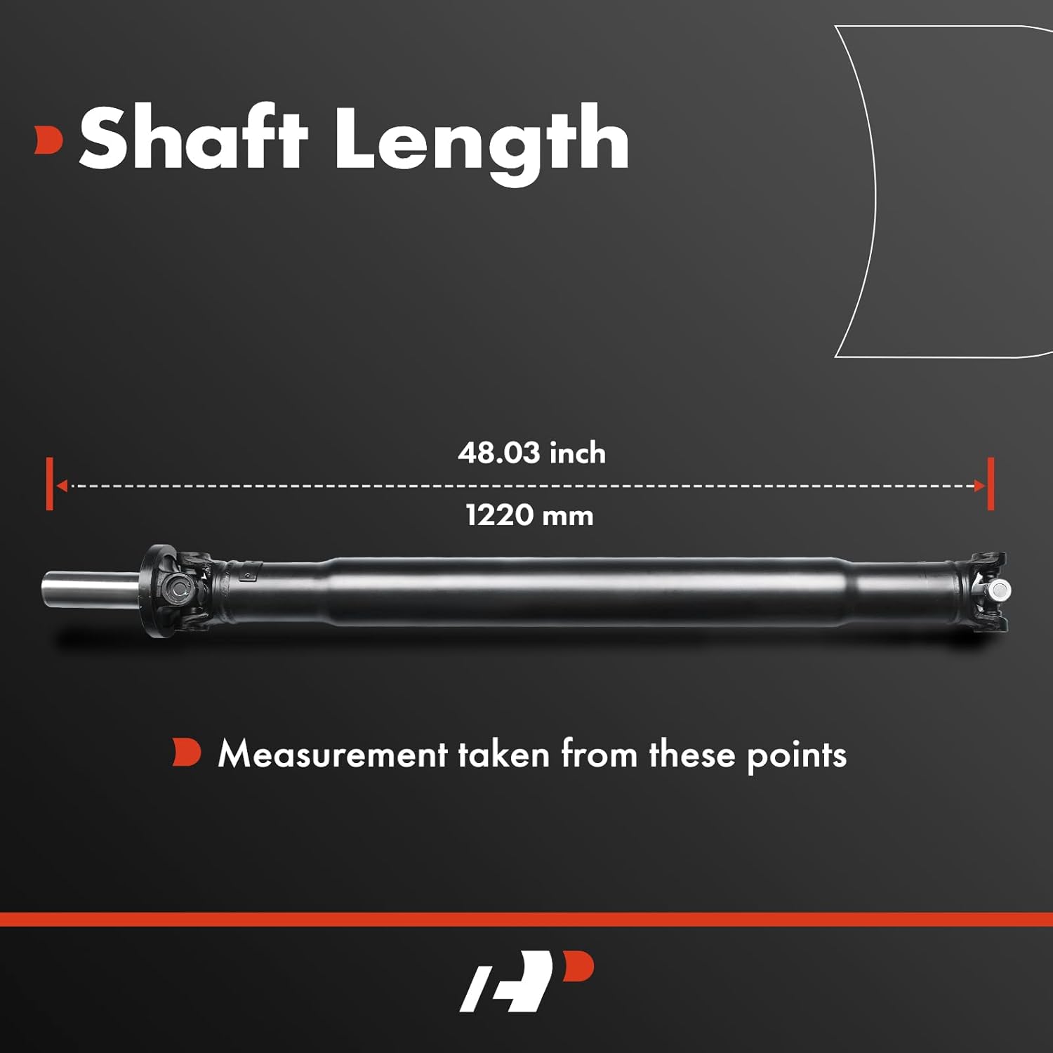 A-Premium Rear Complete Drive Shaft Prop Shaft Driveshaft Assembly - $105