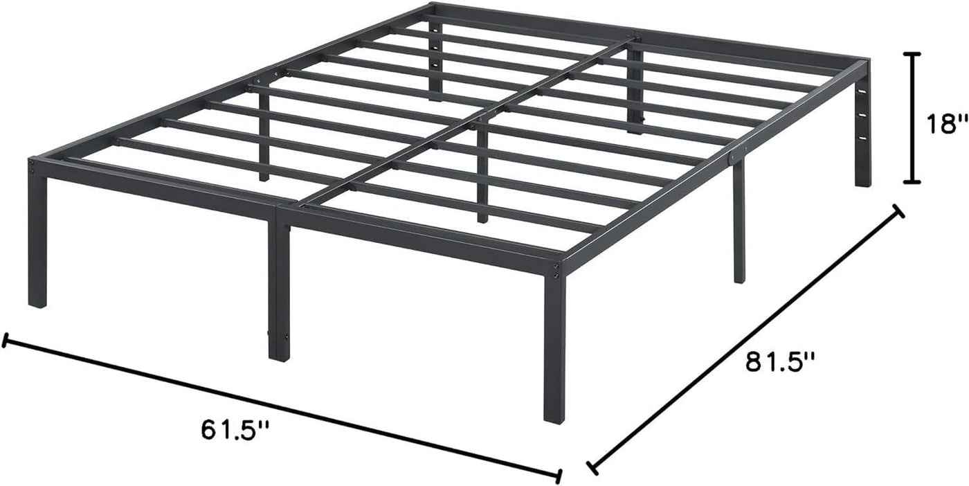 Olee Sleep 18 Inch Heavy Duty Steel Slat Anti-Slip Support, Platform Bed Frame - $50