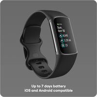 Fitbit Charge 5 Advanced Health & Fitness Tracker with Built-in GPS (Black) - $140