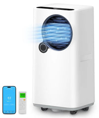 Portable Air Conditioner, 16,000 BTU with Dual Hose Dehumidifier &amp; Cooling Fan - $190