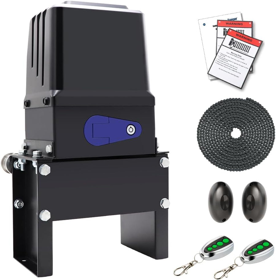 TOPENS CK2500 Automatic Sliding Gate Opener Chain Drive Electric Gate Motor - $430
