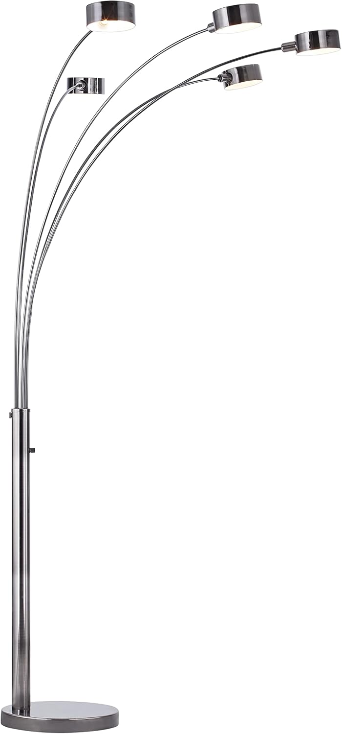 Artiva USA Micah - 5 Arc Floor Lamp w/Dimmer Switch, 360 Degree Rotatable Shades - $115