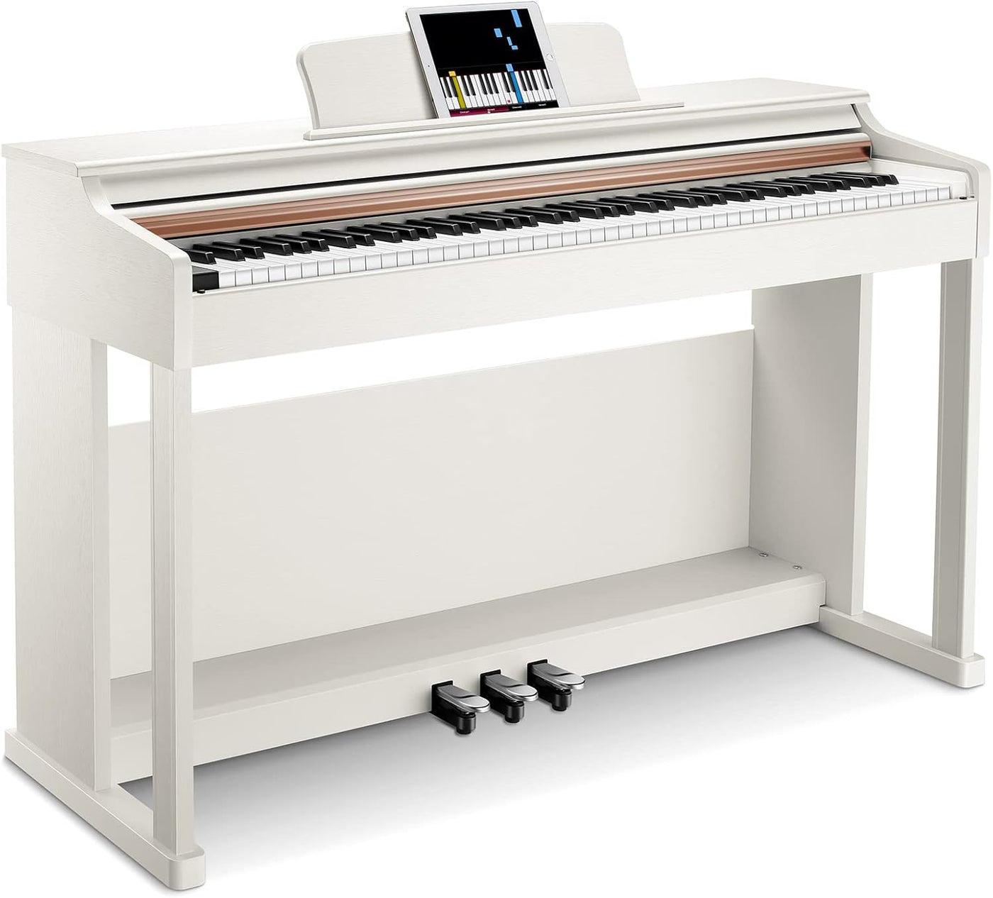 Donner DDP-100 88-Key Weighted Action Digital Piano, Beginner keyboard piano Bundle - $325