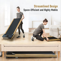 Maksone Under Desk Treadmill, Expert of Wooden Walking Pad - $190