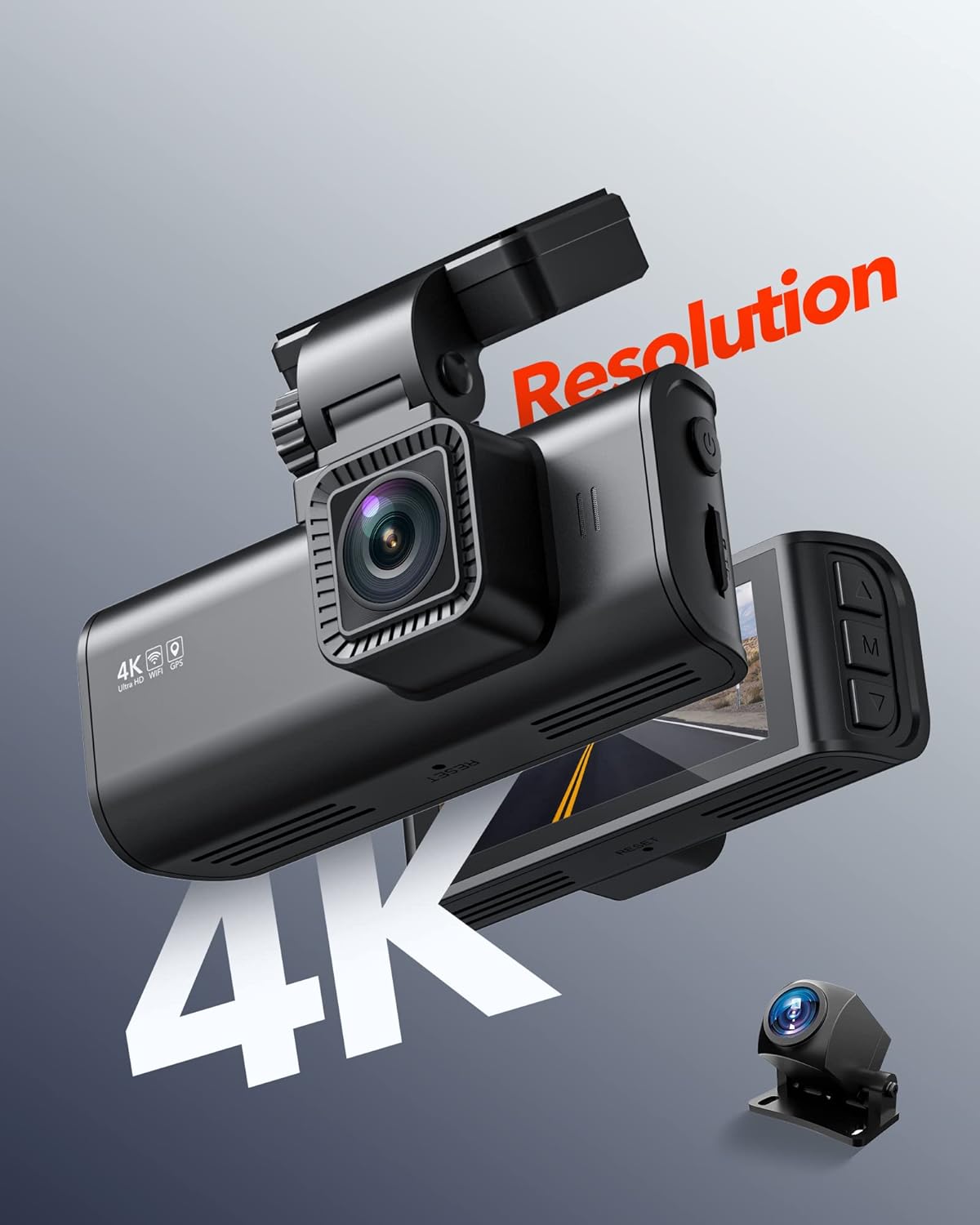 REDTIGER F7N 4K Dash Cam Front and Rear - $120