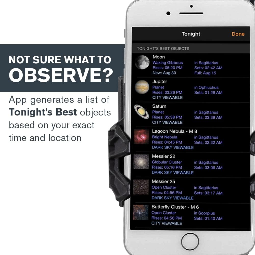 CELESTRON StarSense Explorer DX 130AZ Smartphone App-Enabled Telescope - $260