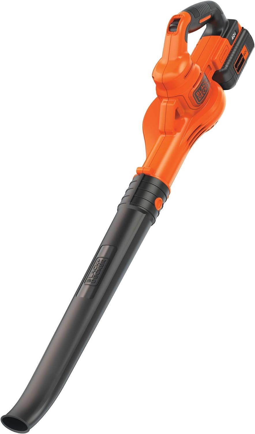 BLACK+DECKER 40V MAX Cordless Leaf Blower, Lawn Sweeper, Battery and Charger Included- $60