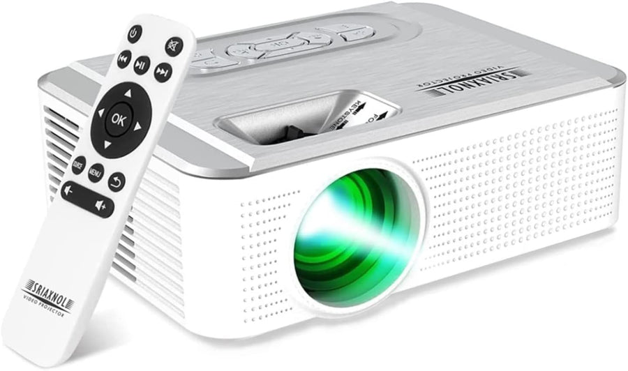 Mini Projector, Portable Movie Projector 8000 Lumens 1080P Supported - $40