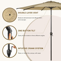 Abba Patio 9FT Lyon Outdoor Patio Umbrella Outdoor Table Umbrella - $30