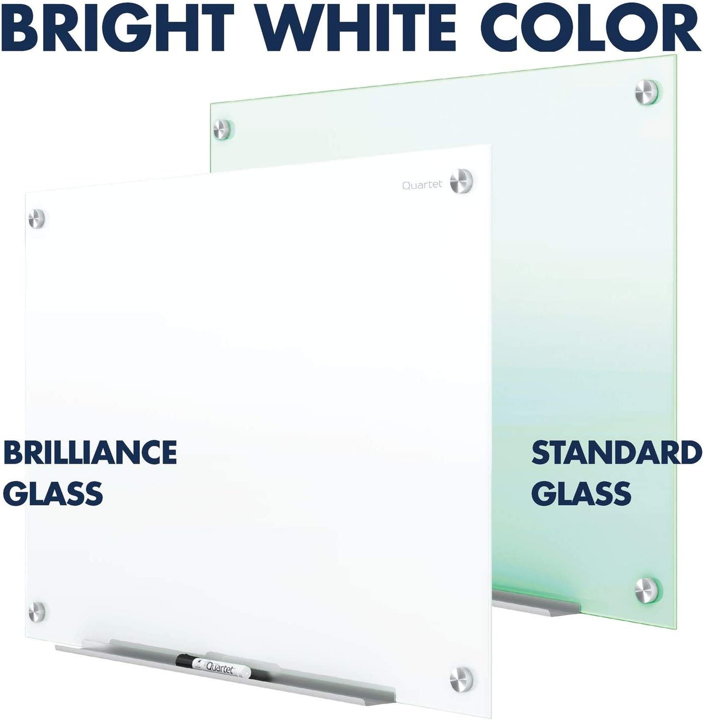 Quartet Magnetic Glass Dry Erase White Board, 6' x 4' Whiteboard - $270