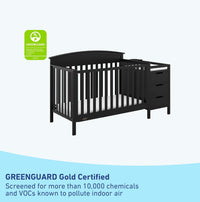 Graco Benton 4-in-1 Convertible Crib and Changer – GREENGUARD Gold Certified - $215