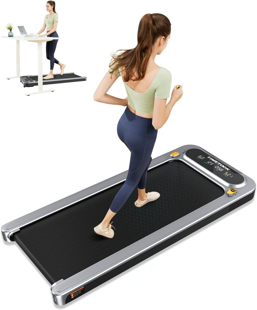 Under Desk Treadmill, 2.25HP Walking Treadmill with 265lb Weight Capacity - $120