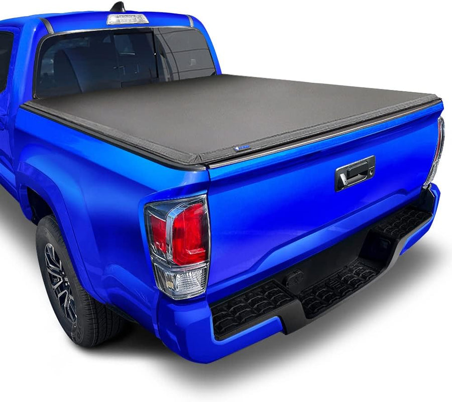 Tyger Auto T3 Soft Tri-Fold Truck Bed Tonneau Cover Compatible - $140