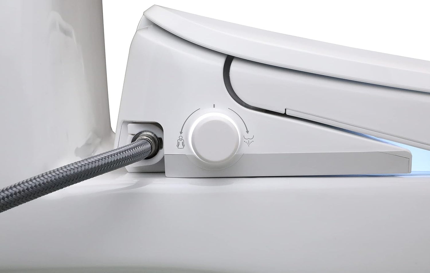 ALPHA BIDET UX Pearl Bidet Toilet Seat in Elongated White - $300