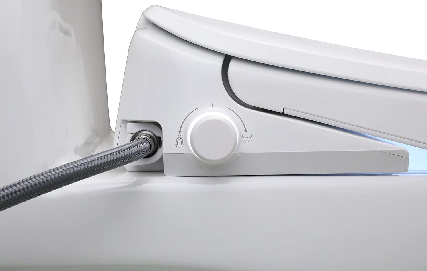 ALPHA BIDET UX Pearl Bidet Toilet Seat in Elongated White - $300