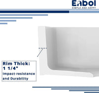 Enbol 24 Undermount Kitchen Sink - 24x18 inch Undermount White Porcelain - $150