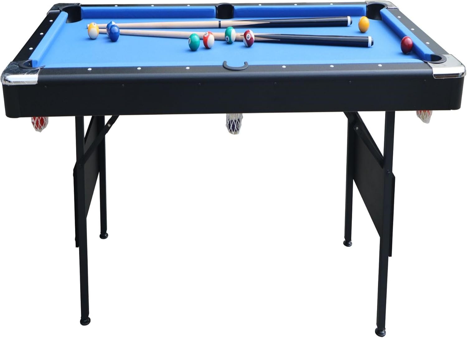 5.5 FT Billiards Table, Stable Portable Pool Table with Full Set of Balls - $180