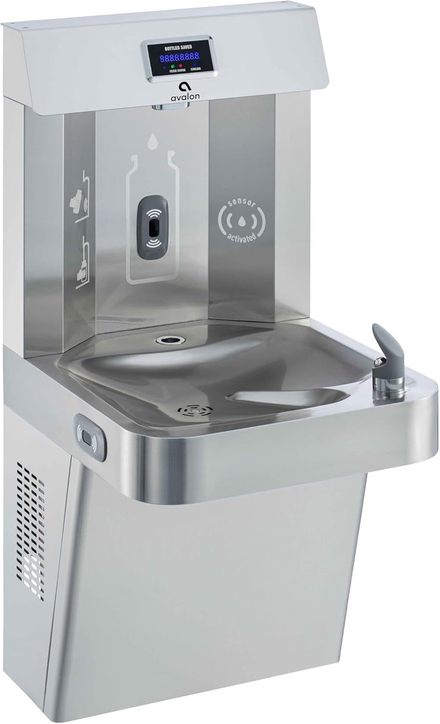 Avalon Wall Mounted Water Fountain with Bottle Filling Station, ADA Compliant - $680