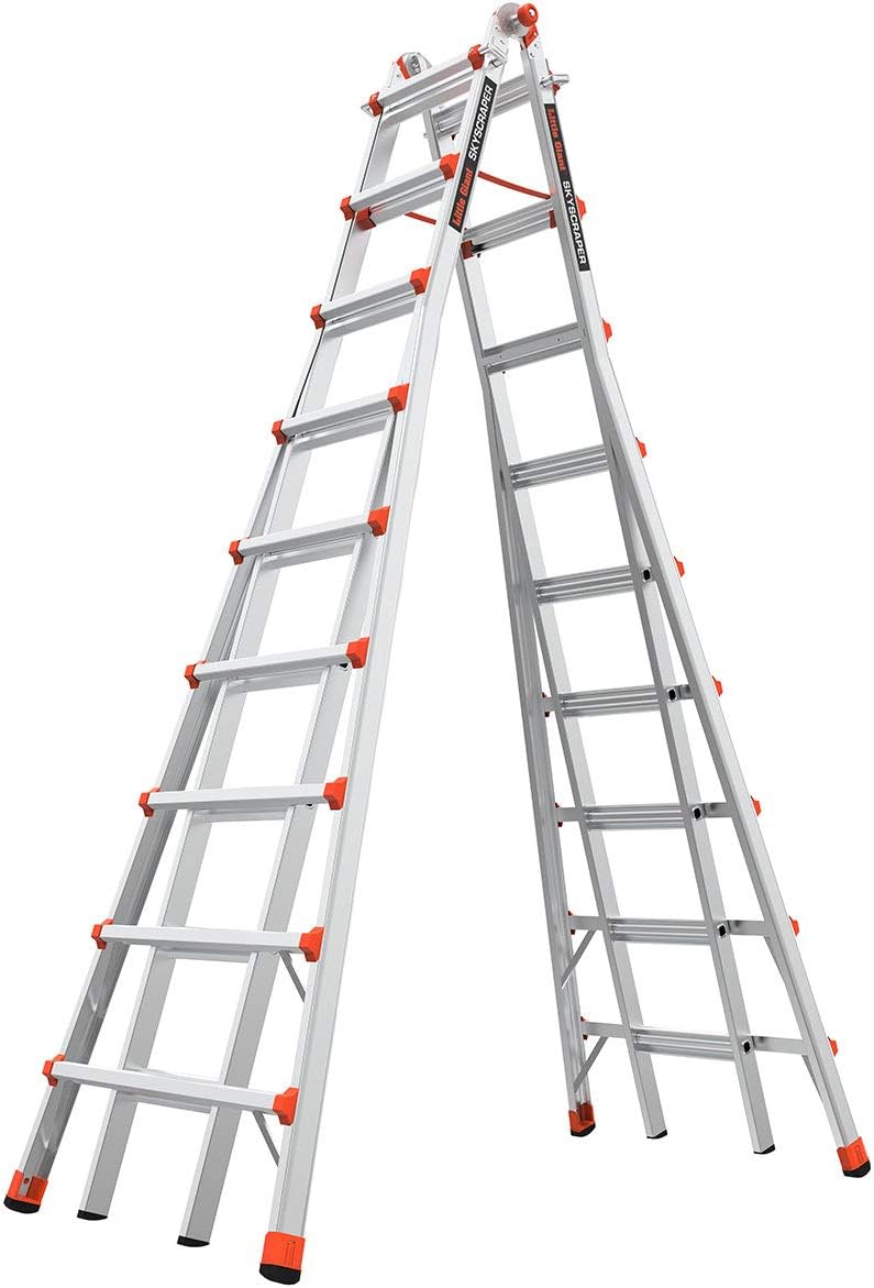 Little Giant Ladder Systems, SkyScraper, M17, 9-17 Foot, Stepladder (Slightly Dented) - $375