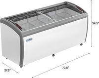 KoolMore MCF-20C Commercial Ice Cream Freezer Display Case - $1,020