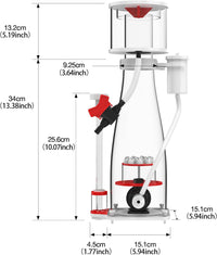 MagTool Aquarium in-Sump DC Protein Skimmer w/ Controllable DC Pinwheel Pump - $120