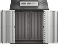 Rubbermaid Resin Outdoor Storage Shed With Floor (7 x 7 Ft), Weather Resistant - $655