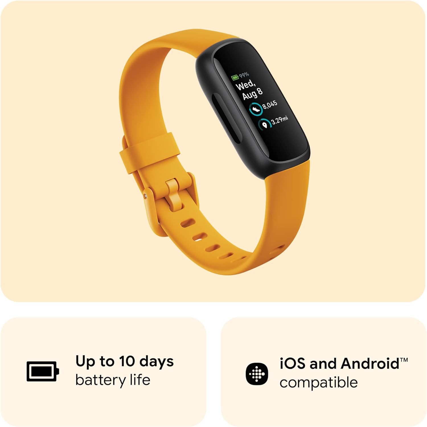 Fitbit Inspire 3 Activity Tracker - $60
