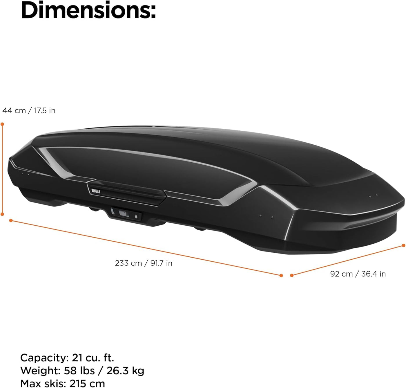 Thule Motion 3 Rooftop Box - $690