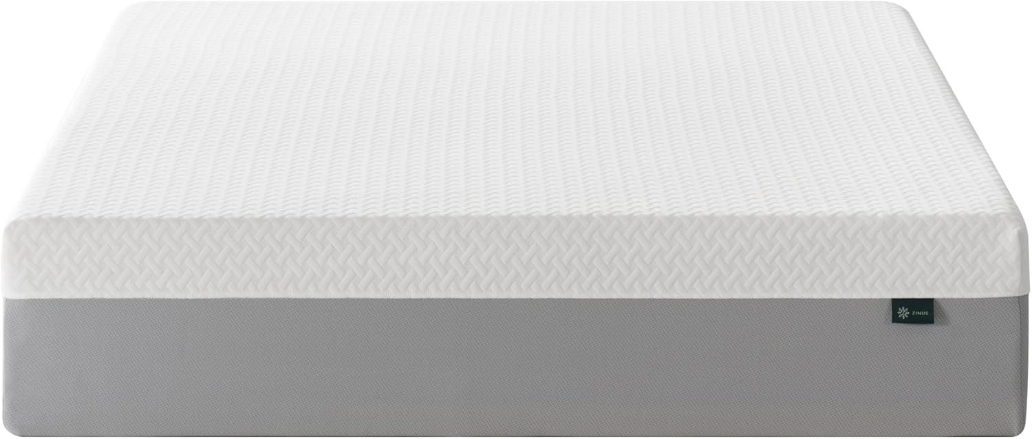 ZINUS 12 Inch Green Tea Essential Memory Foam Mattress [New Version], King - $190