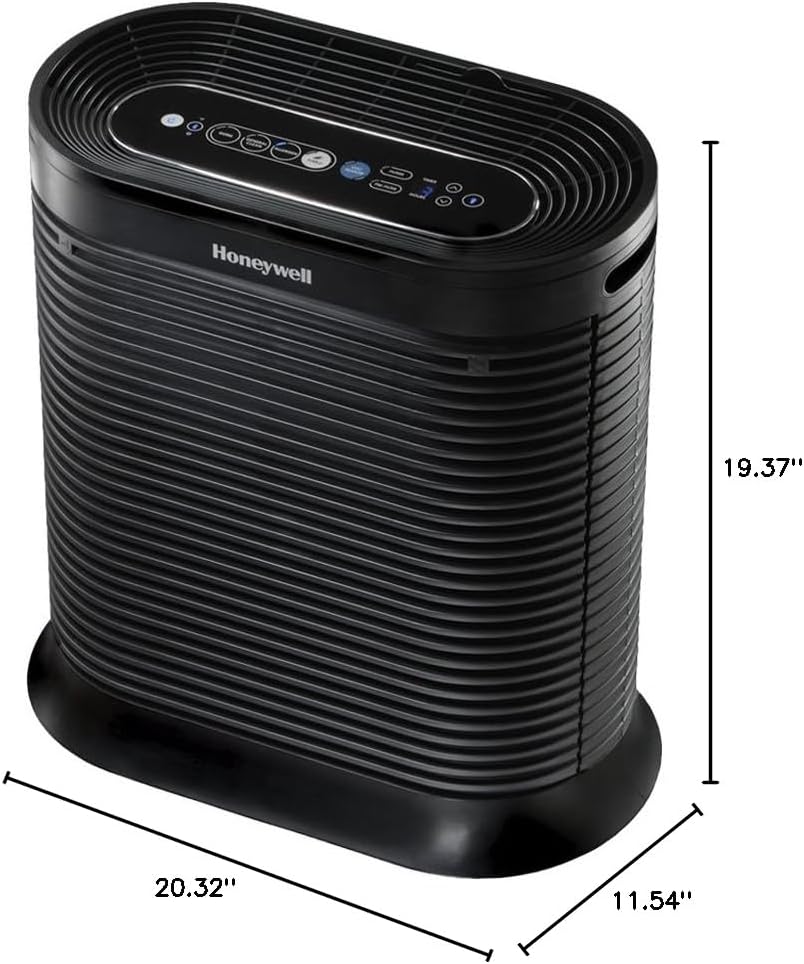 Honeywell HPA-250 Bluetooth Smart True HEPA Air Purifier, Airborne Allergen Reducer - $130