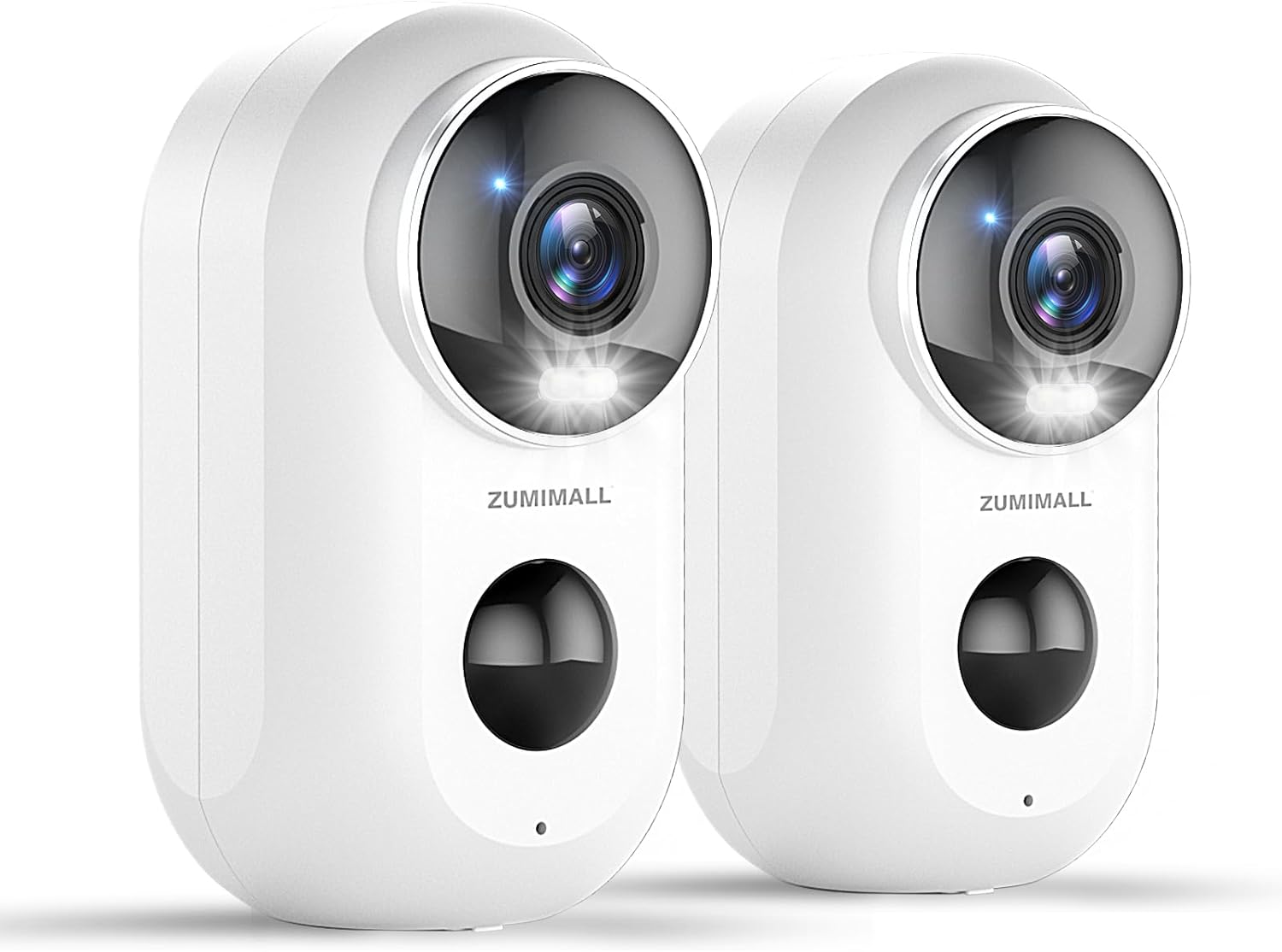 Zumimall F5C White Battery Powered Smart Wi Fi Outdoor Security Camera - $60